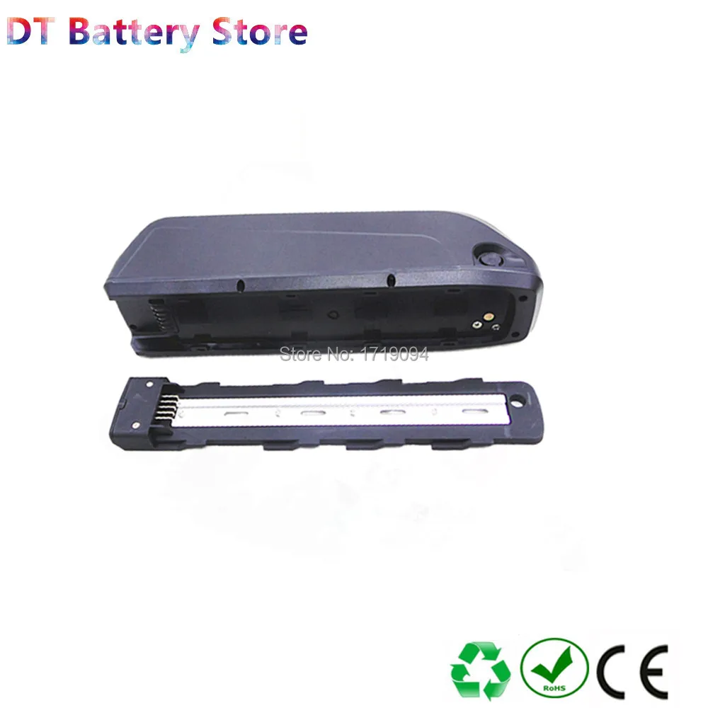 Buy Free shipping 40A 30A BMS 52v 17.5ah li-ion down tube new hailong shark e-bike battery pack with charger