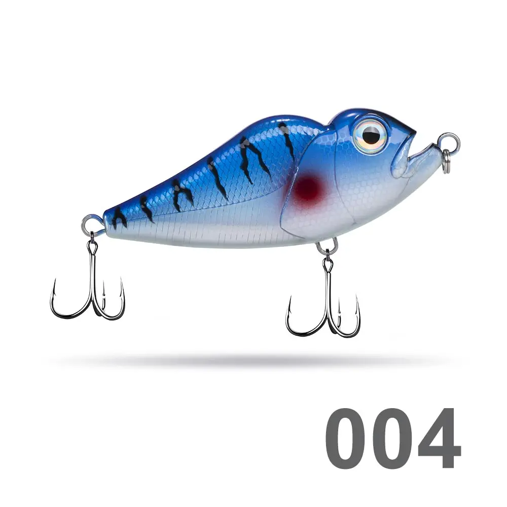 004 Hunthouse Джеркбейт рыболовные приманки stickbait rondu тонущие приманки 122 мм 73 г для снапперов происхождения крюка Rankaru Twitch Crankbait - Цвет: 004