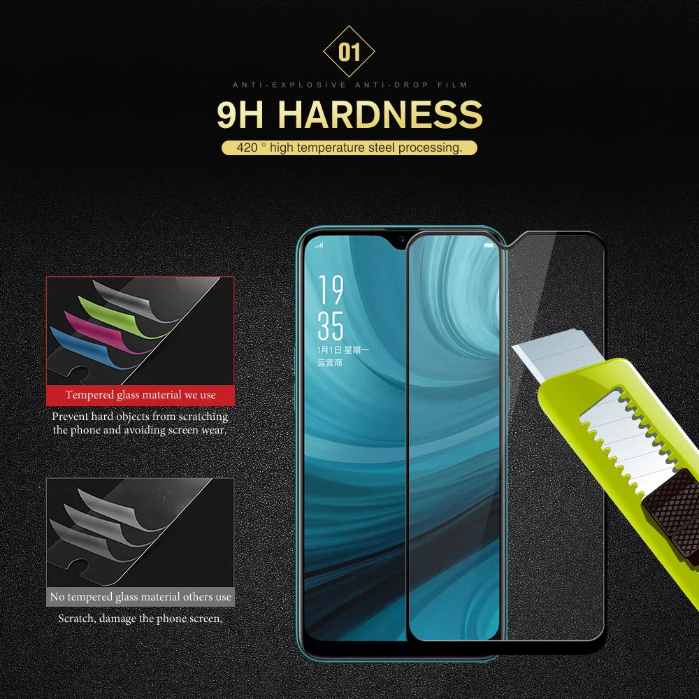 Закаленное стекло для OPPO Realme XT X2 Pro 5 3 Reno 2 Ace Защитная пленка для OPPO AX7 A7 A9 A5 A11X K5 A11