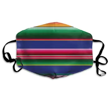 

Colorful Mexican Stripes print Dustproof and windproof mask, washable and reusable, suitable for outdoor sports