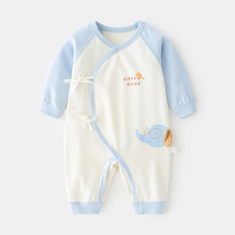 2021 Baby Elephant Rompers 100% Cotton Monk Newborn Clothes 0-6M |