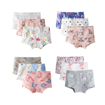 

Lovely Toddler Boxer Underwear Kids Cartoon Shorts Panties Girls Soft Cotton Comfortable Underpants Teenager