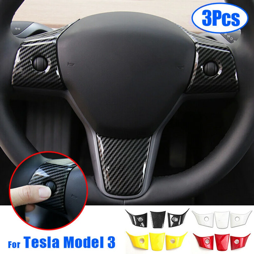 3 шт. в наборе, декоративные наклейки на колеса для Tesla, модель 3,,,, автомобильные наклейки для интерьера