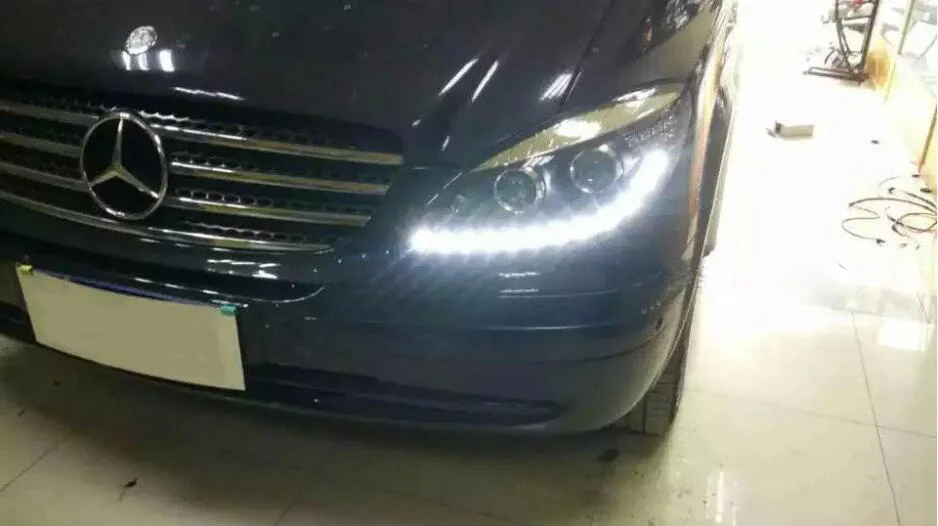2006~ 2010y автомобильный bupmer головной светильник forMercedes-Benz Viano головной светильник автомобильные аксессуары светодиодный DRL HID ксеноновые противотуманные фары для Viano фары