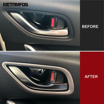 

For Mazda 6 Atenza M6 2013-2016 2017 2018 Matte Inside Door Handle Bowl Cover Trim Molding Interior Accessories Car Styling