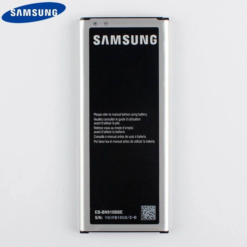 samsung Батарея EB-BN910BBE EB-BN910BBK для samsung GALAXY NOTE4 N910a N910u N910F N910H N910V N910C NOTE 4 3220 мАч