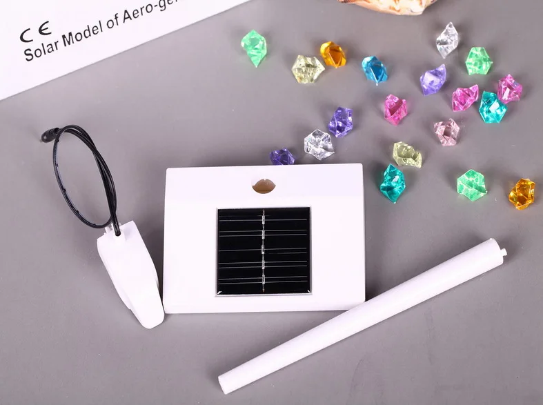 Горячие Продажи Солнечная электрическая модель белая коробка ветряная мельница модель украшения DIY