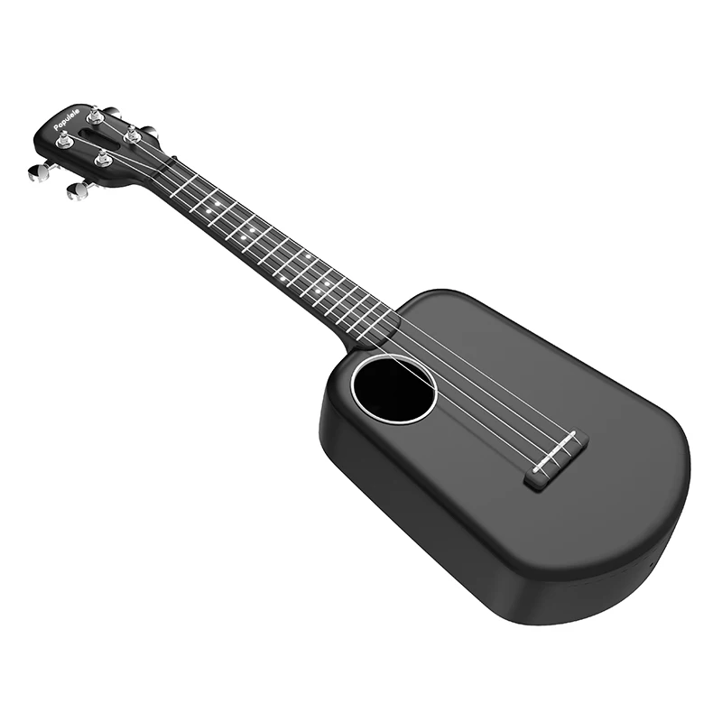  Populele 2 LED Smart Soprano Ukulele Concert from Xiaomi Bluetooth Ukulele 4 Strings 23 Inch White 