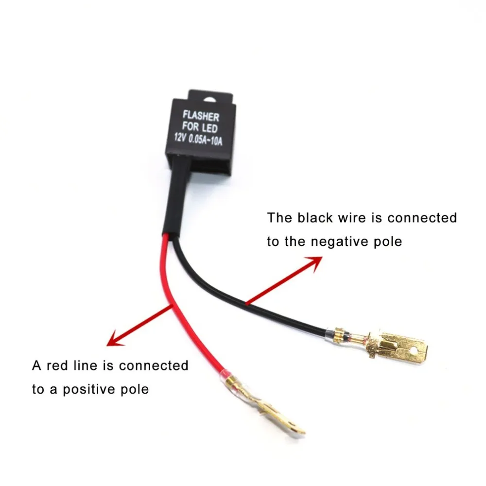 Высокое качество 2 Pin светодиодный электронный проблесковый маячок реле 2 Pin светодиодный электронный реле для мотоцикла светодиодный светильник/лампы