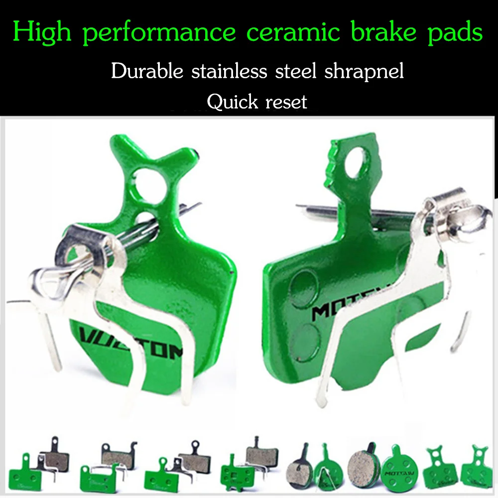 Bicycle Disc Brake Pads 4 Pairs for SHIMAN0 SRAM AVID HAYES Magura Formula MTB Hydraulic Disc Brake