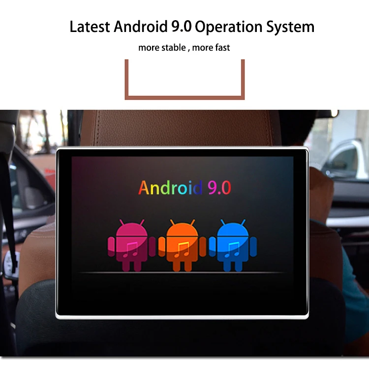 Cadillac Escalade Rear Seat Entertainment Android Headrest DVD Players