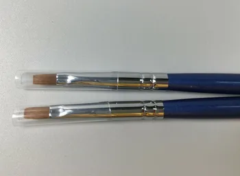 

2# Flat Brushes Porcelain Brush Pen Enamel Dental Lab Applications Nylon Hear Metal Ceramic Blue