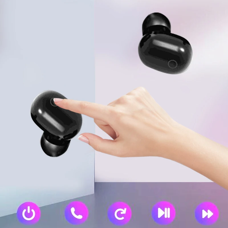 TWS наушники беспроводные Bluetooth наушники с шумоподавлением водонепроницаемые HiFi игровые наушники с микрофоном зарядная коробка