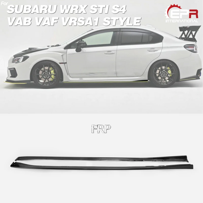 Для Impreza 14-18 WRX STI S4 VAB VAF VRSA1 стильное стекловолокно боковая юбка расширение FRP дверь из стекловолокна сплиттерная губа тюнинговая часть