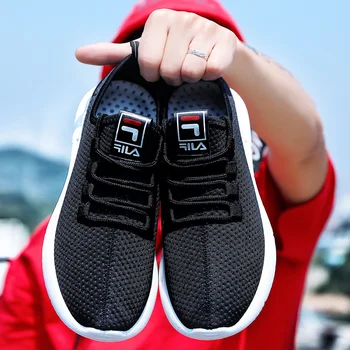 

New Fashion Breathable Male Casual Shoes Mesh Comfortable Men Shoes Lace Up Wear-resistant Mens Sneakers Zapatillas Deportiva 47