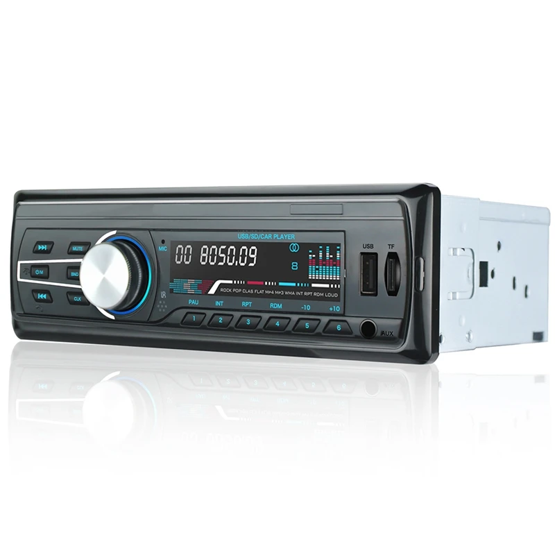 Автомобильный MP3-плеер, автомагнитола, 1 DIN, USB, быстрая зарядка, Bluetooth, громкая связь, цифровой медиаплеер, 4X25 Вт, fm-радио, поддерживает IOS и Android