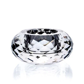 

Top grade K9 Crystal Glass Tealight Candle Holder for home bar decor and table centerpieces