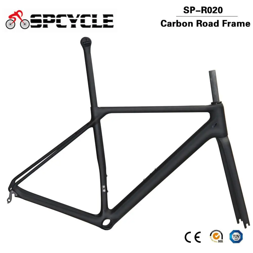 US $399.00 Spcycle Carbon Road Bike Frame BB86 Racing Bicycle Frame 2020 New Ultralight Road Bicycle Frameset With Headset BB86