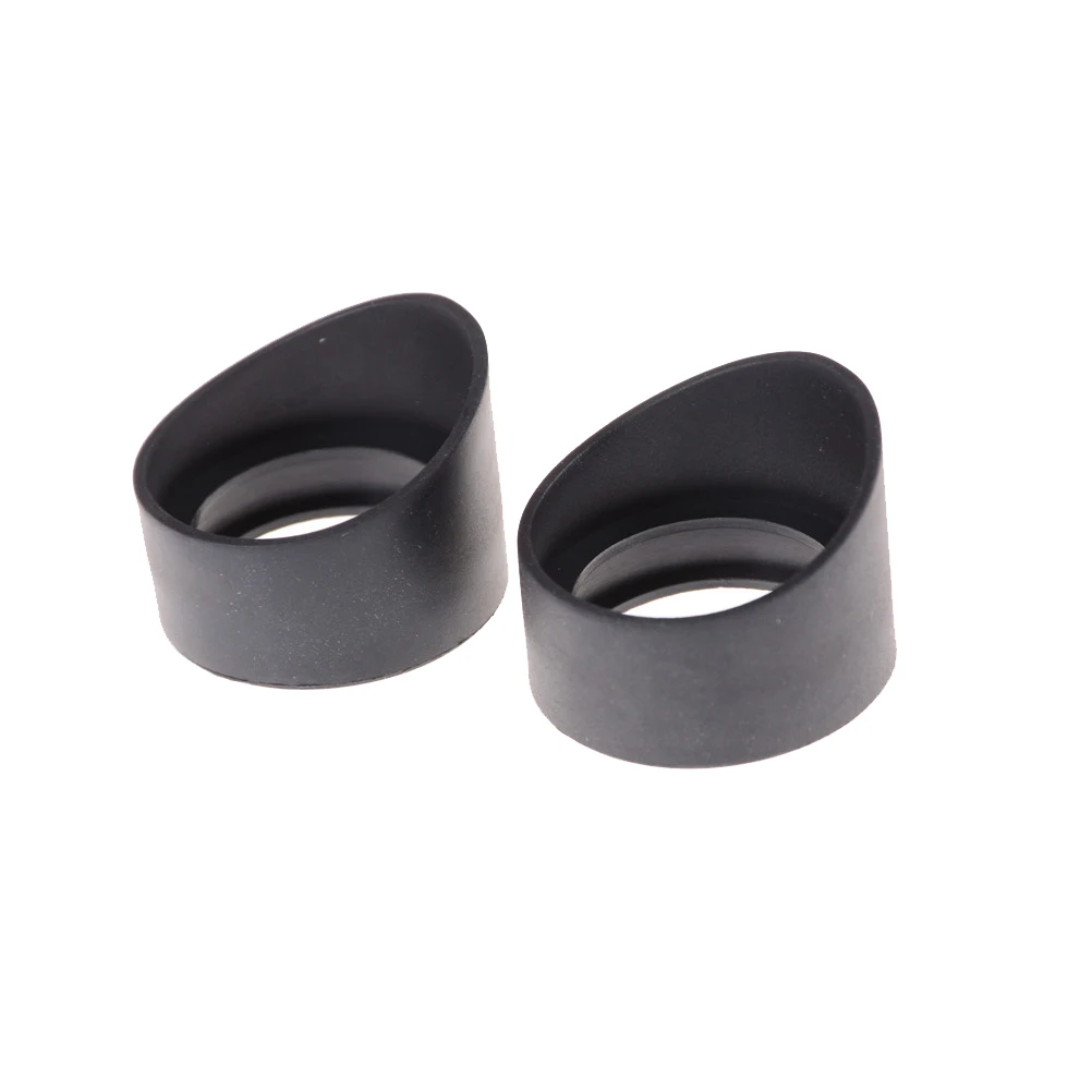 2 Pcs/Set Microscope Telescope Monocular Binoculars 34mm Diameter Rubber Eyepiece Cover Guards for Biological Stereo