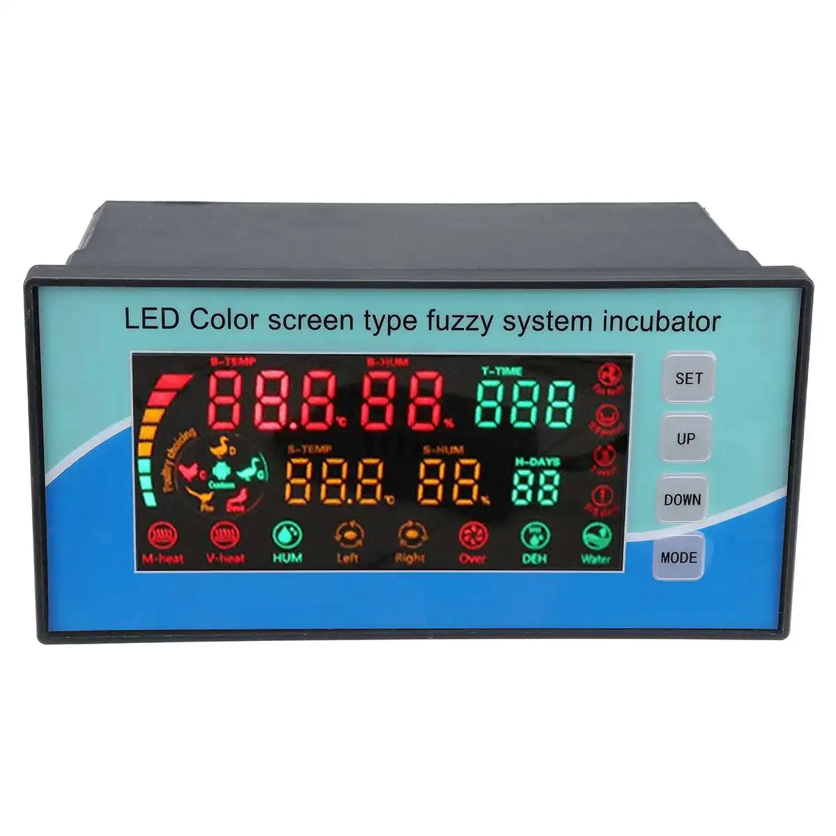 220V LCD Full Automatic Incubator Controller Hatcher Temperature Controller With Humidity Sensor Probe