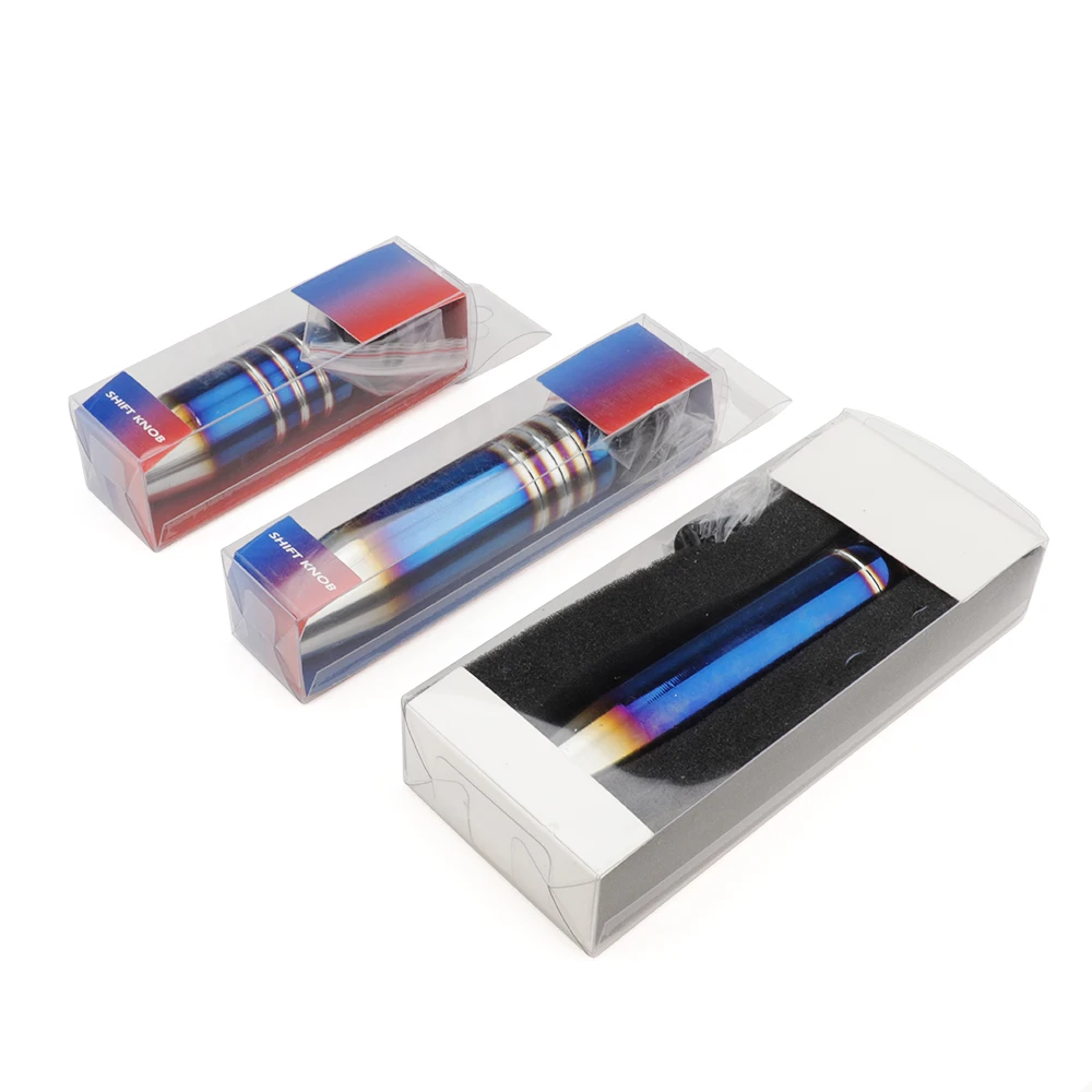 Для универсальной машины Jdm Burnt Blue style 9 см 13 см 17,5 см Алюминиевая ручка переключения передач рычаг переключения