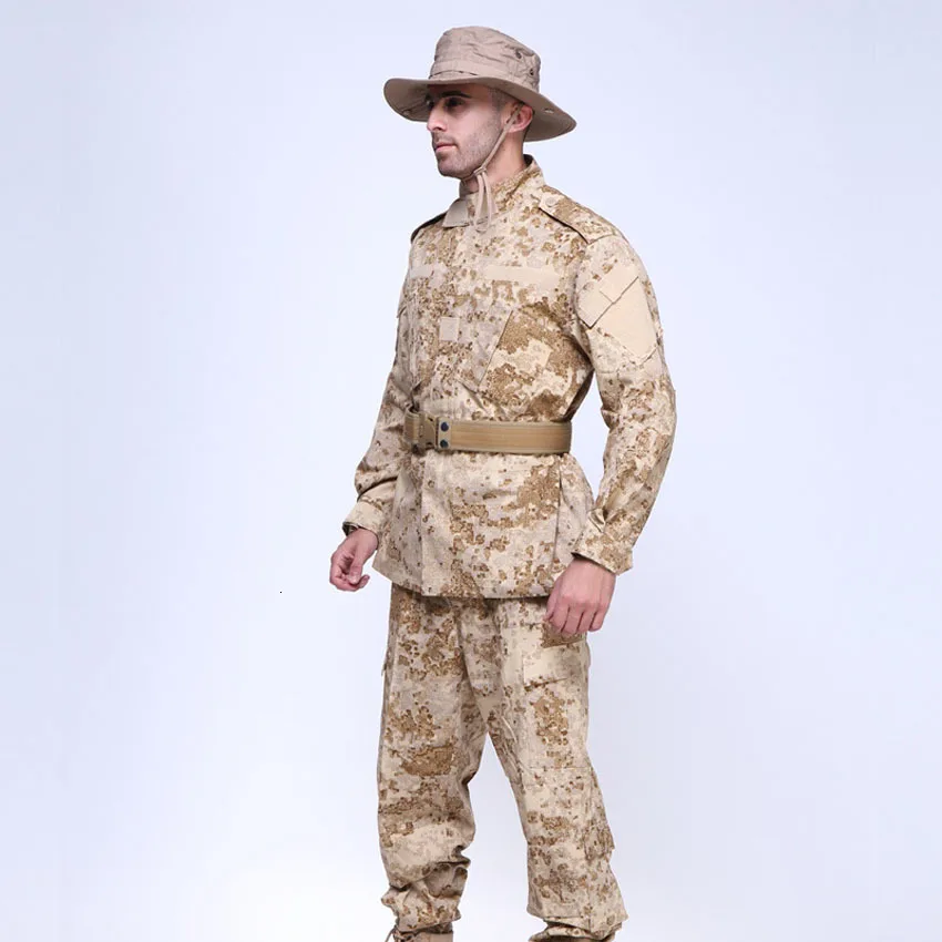 Мультикам Черная Мужская военная форма военные топы куртка+ брюки камуфляж тактический тренировочный армейский костюм страйкбол костюмы одежда