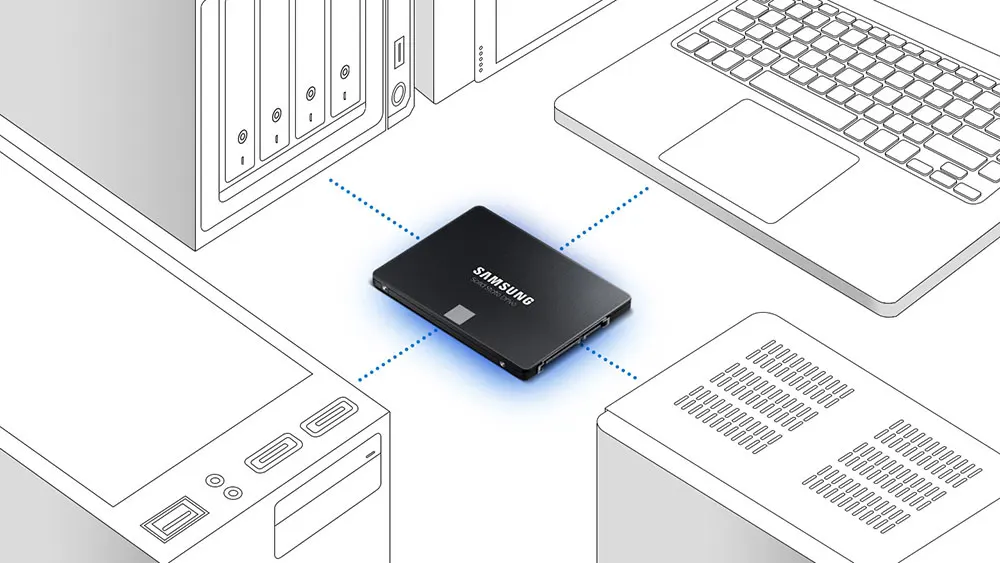 polegadas, hd 1tb sata iii ssd para computador