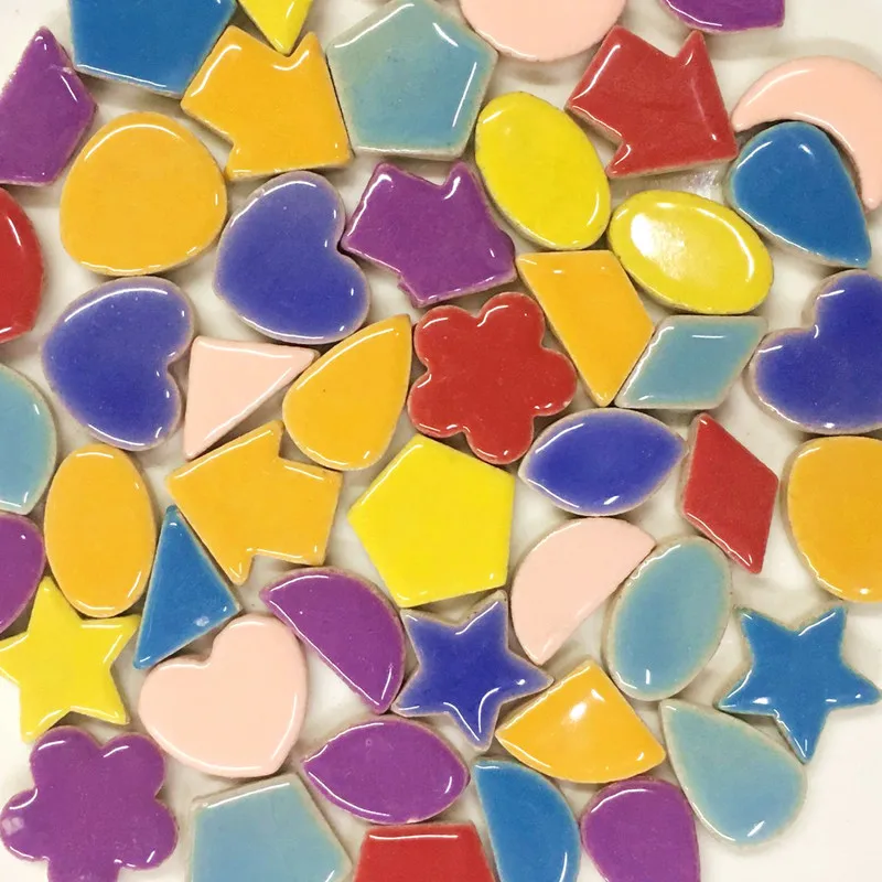 Креативная керамическая мозаичная плитка s DIY Хобби Ремесло Искусство ручной работы декоративные материалы различные смеси нерегулярная плитка мини-мозаики 100 г