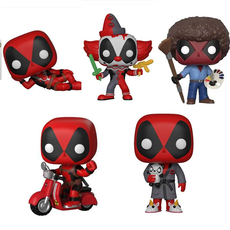 Pop319 Deadpool 48# Ride Motorcycle Deadpool 327 Women's Robes Deadpool 322 Clown Deadpool Rotating Garage Kit