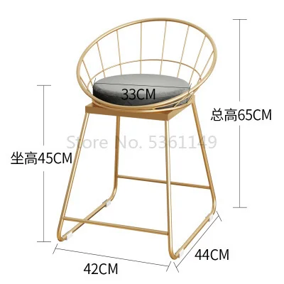 Нордический стул для макияжа простой сетчатый красный комод со стулом Ins стул для макияжа стул для маникюра модная принцесса спинка обеденный стул - Цвет: 20