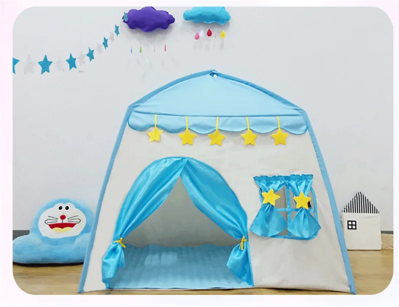 Детская палатка, игровая домашняя палатка для кемпинга, принцесса, секретный замок, домашняя, уличная игрушка для девочек и мальчиков, портативный складной кукольный домик для детей