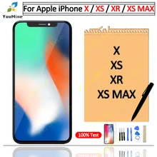 Для iphone xs max ЖК-дисплей сенсорный экран дигитайзер для iphone X XS XR дисплей сборка Замена для iphone x ЖК