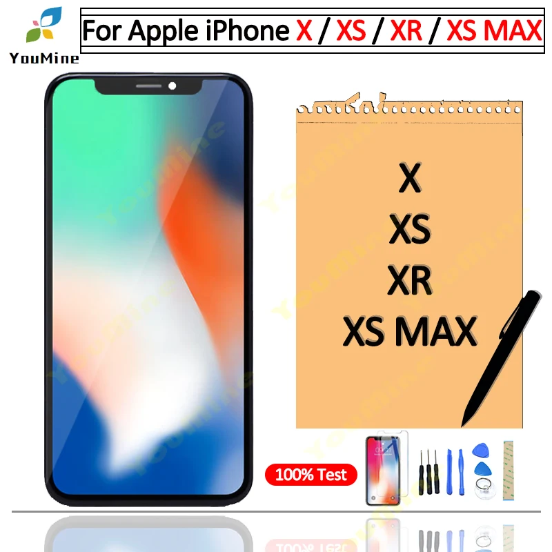 

For iPhone xs max LCD Display Touch Screen Digitizer for iphone X XS XR display Assembly Replacement For iPhone x LCD