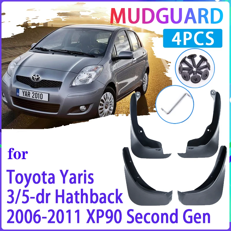 CarMudFlapsforToyotaYarisVitz20062011XP902007200820092010