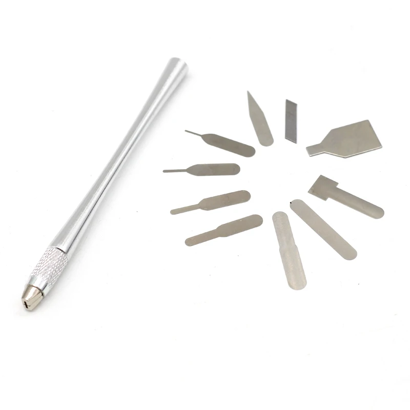 BGA IC чип ремонтный нож для удаления процессора металлическая ручка для мобильного телефона логическая плата NAND Flash Repair Tool Kit