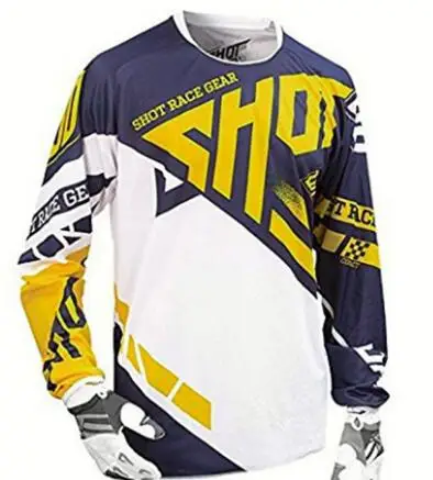 Золотой Cambio de las carreras de carretera camiseta soy RF bicicleta cuesta abajo Джерси для мотокросса MTB DH MX Ropa D - Цвет: Золотой