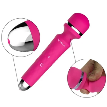 Nalone 7 Functions Powerful AV Massager Rock 100% Waterproof Rechargeable G-Spot Magic Wand Massager Vibrators Sex Products 2