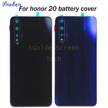 Back Glass Cover For 6.26" Huawei Honor 20 Battery Cover Back Panel Honor 20 Rear Glass Door Housing Case With Adhesive