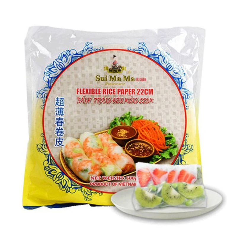 500g Vietnamese Spring Roll Rice Paper Transparent Crystal Skin Thin Rice Paper Baking Pastry Tools Aliexpress