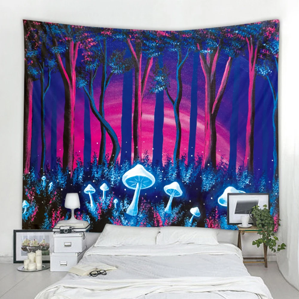 Description Picture 5 of itemAbstract art home decoration witchcraft tapestry Mandala tapestry Bohemian decorative yoga mat psychedelic scene mattress