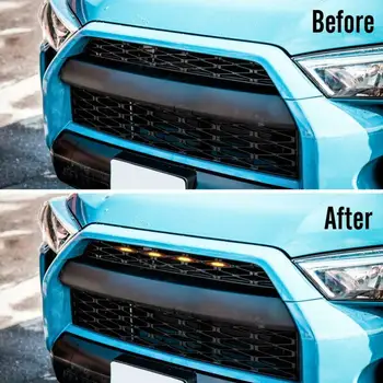 

4pcs set Grille LED Lights Limited 2014-2019 Car Amber Parts Practical