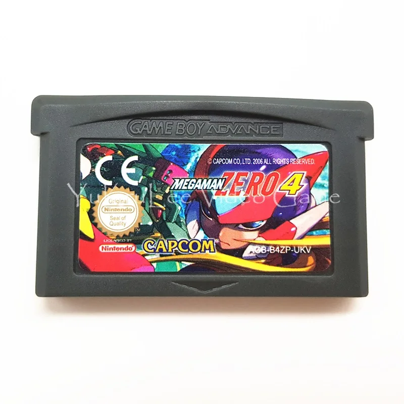 Zero 4 EU MegaManSeries 32 бит видеоигры картридж Консоли Карты для nintendo GBA серии консолей - Цвет: Zero 4 EU
