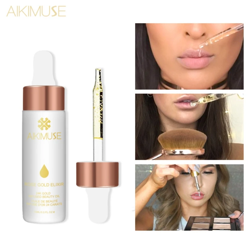 24K Ross Gold Essential Oil Repair Face Fine Lines Whitening Moisturizing Anti Aging Anti Winkle Essence Face Skin Care Tool 24K Ross Gold Essential Oil Repair Face Fine Lines Whitening Moisturizing Anti Aging Anti Winkle Essence Face Skin Care Tool