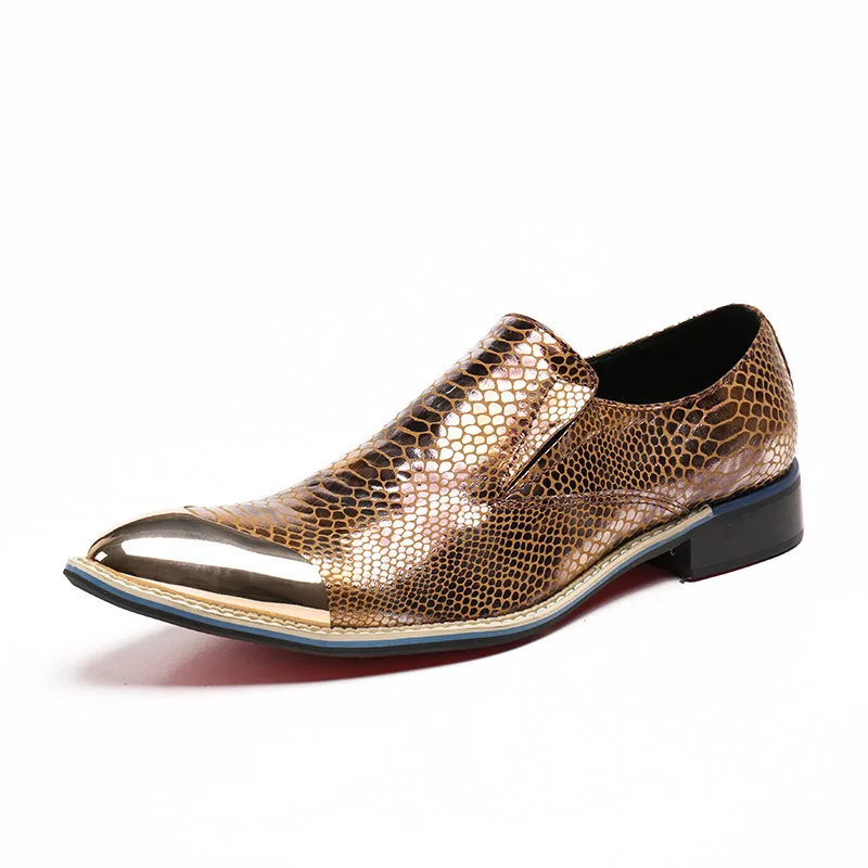 

Calzado Hombre Shoes For Men Genuine Leather Slip-on Pointed Toe British Style Loafers