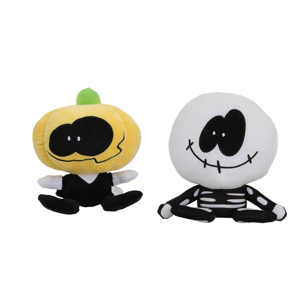Friday Night Funkin Plush Toy Spooky Month Skid And Pump Plush Toy Soft Stuffed Doll cm Movies Tv Aliexpress
