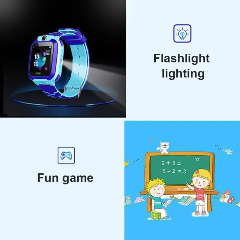 Q12 водонепроницаемые Смарт-часы 1,44 дюймов голосовой чат LBS детские часы детские цифровые умные часы для IOS Android детские игрушки подарок