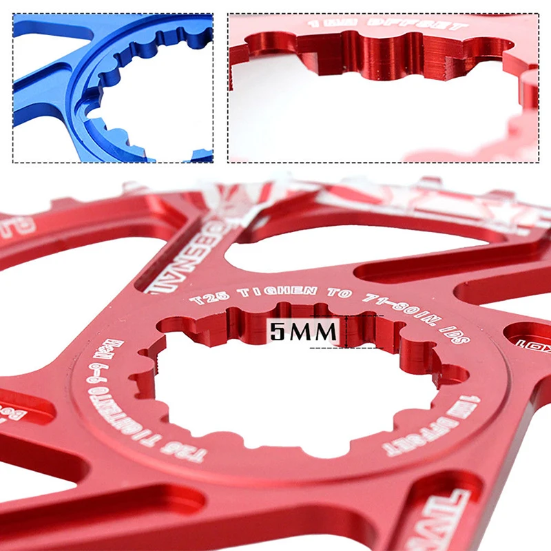 SNAIL MTB Bike Narrow Wide Chainring 34T 36T 38T 40T Narrow Wide Crankset Fit GXP XX1 X9 XO X01 BB30 (4)