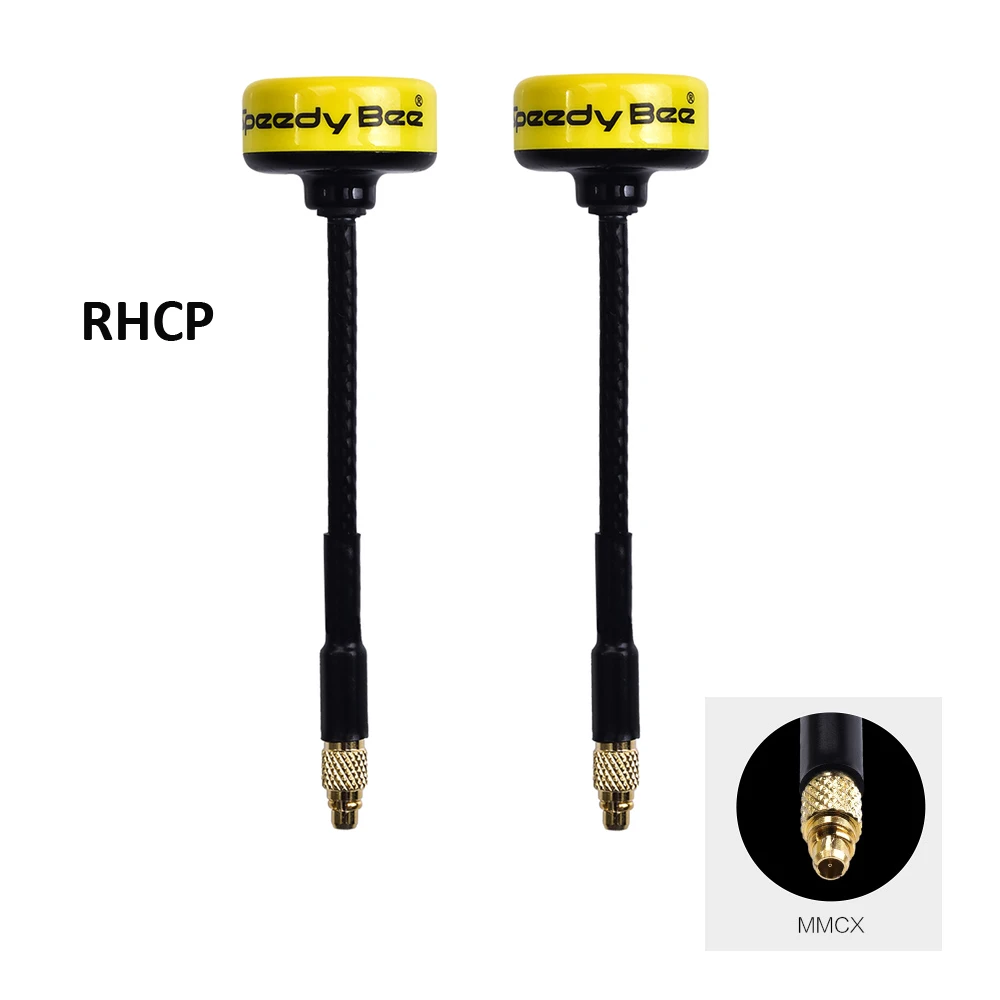 RunCam Speedybee Speedy Bee 5,8 ГГц Антенна 2.0Dbi RHCP LHCP SMA/RP-SMA/UFL/MMCX FPV Антенна для FPV Racing Drone - Цвет: 2PCS RHCP-MMCX