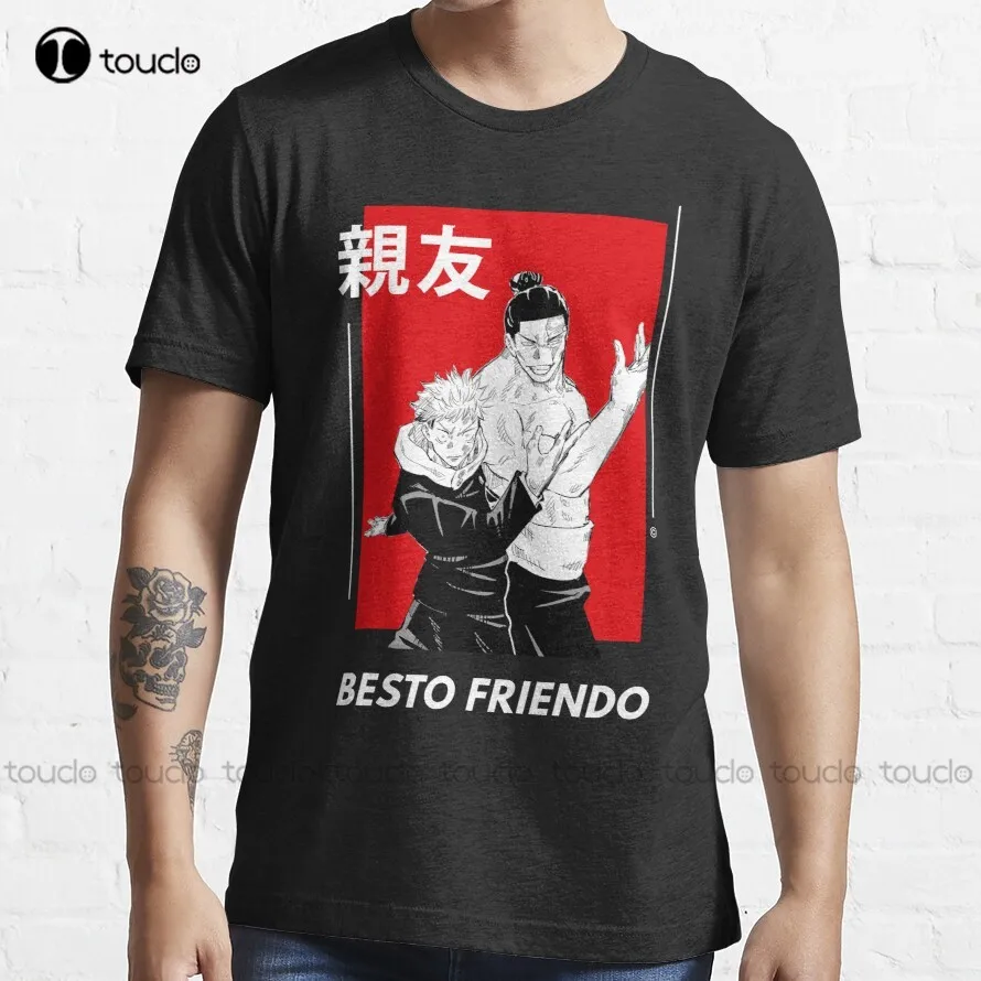 

Футболка Besto Friendo - Itadori And Todo Pose | Футболка юютсу No Kaisen, спортивные рубашки для мужчин, индивидуальный стиль, Подростковая унисекс