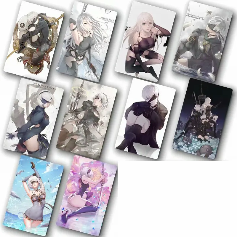 NieR:Automata Sticker 100pcs Different Style Anime Stickers Bus ID Waterproof DIY Card Stikers Classic Toys